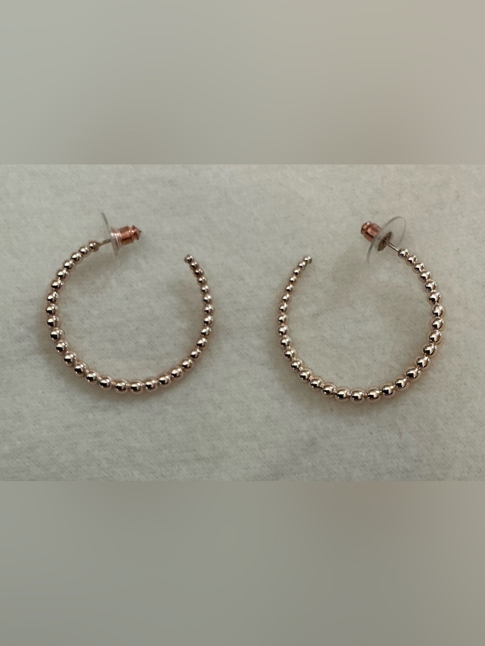 Kendra Scott Beaded Hoop Earrings - Rose Gold